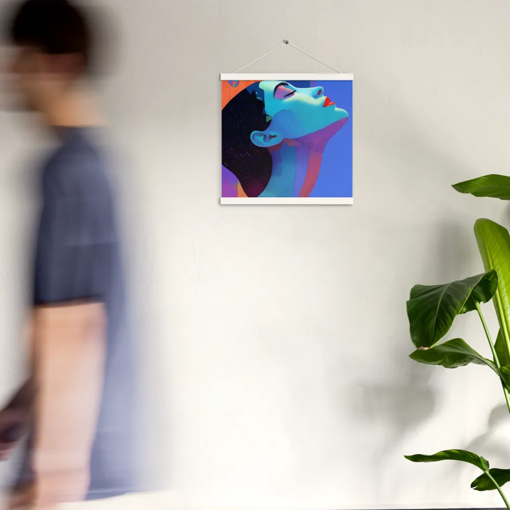 Ethereal Reverie | Poster With White Wood Hanger | 16″×16″