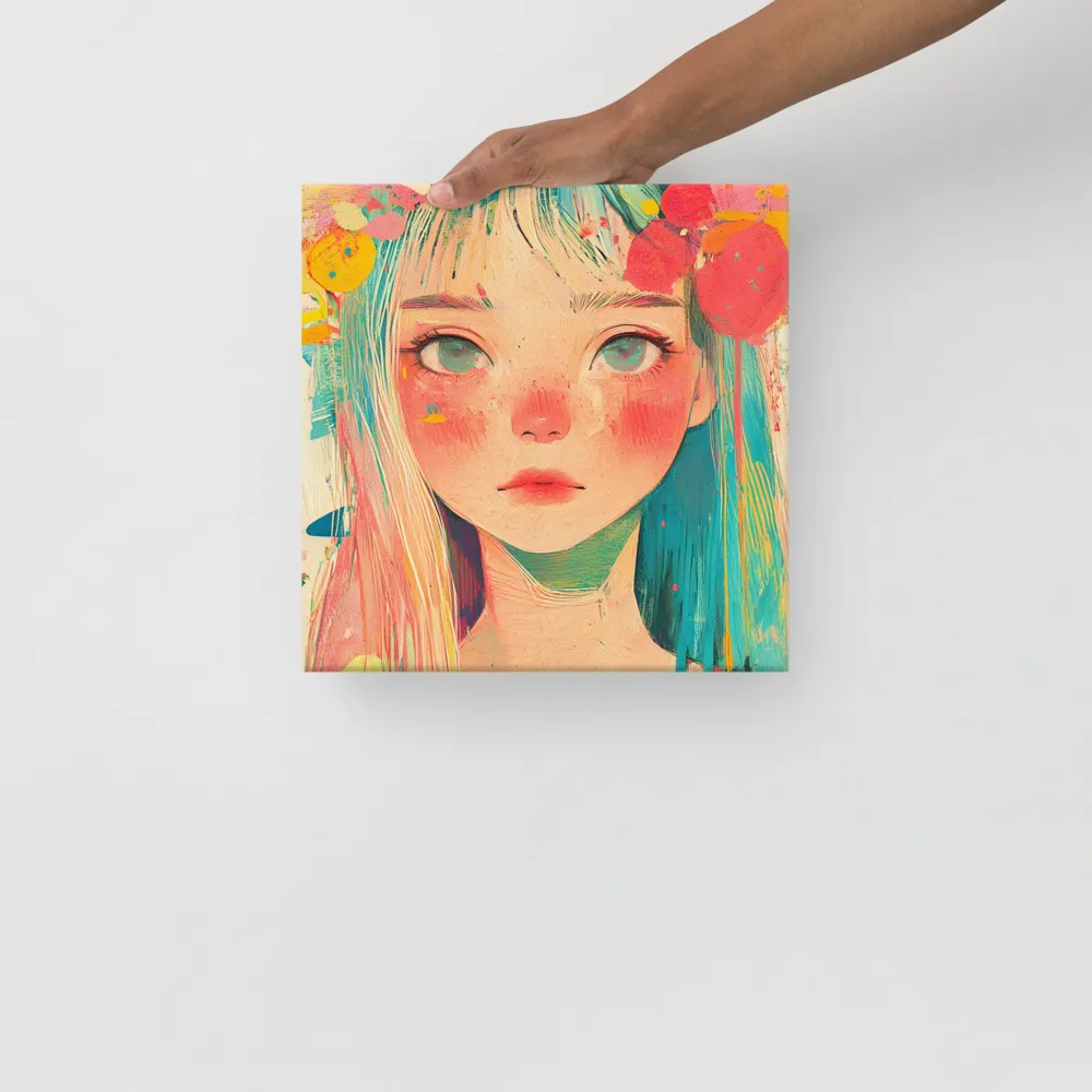 Whimsical Blossom | Canvas | 12″×12″