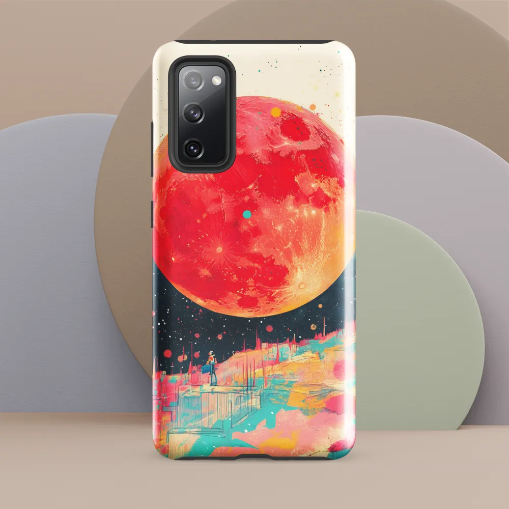 Crimson Dreams: A Lunar Exploration