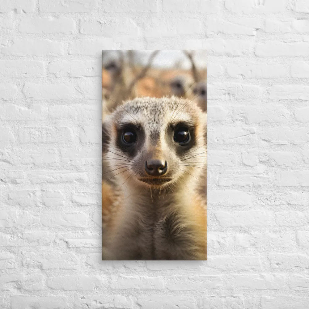 Curious Meerkats in Community | Canvas | 16″×32″