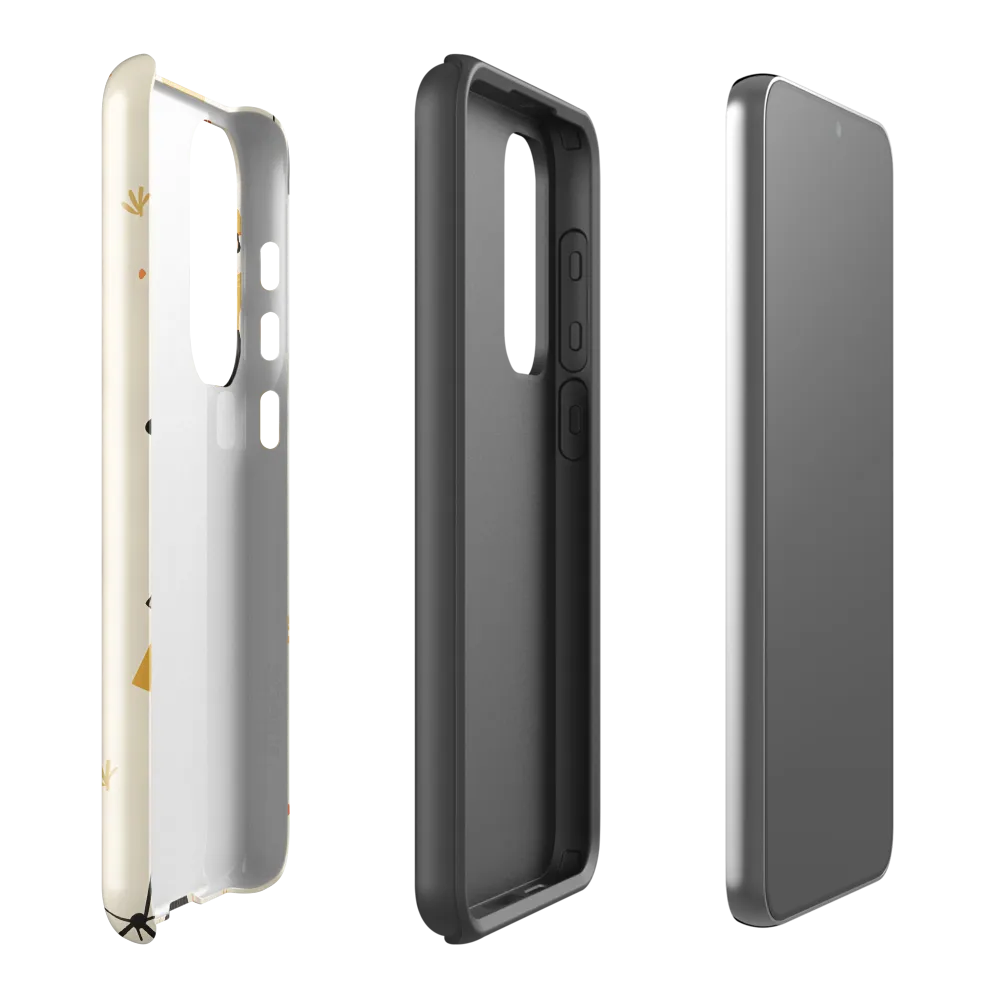 Whimsical Patterns of Nature and Femininity | Phone Case |  S23 Plus | Tough Case | Glossy