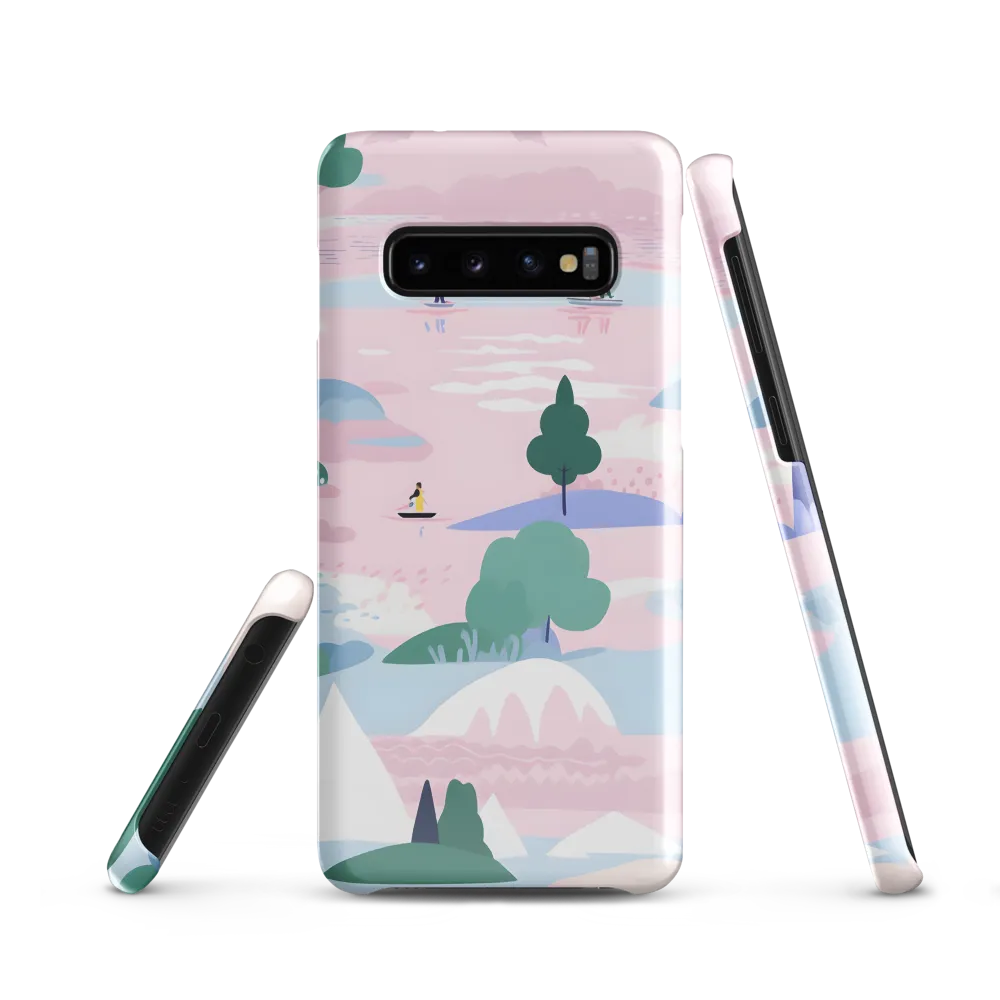 Whimsical Reflections: A Journey Through Landscapes | Phone Case |  S10 | Snap Case | Glossy