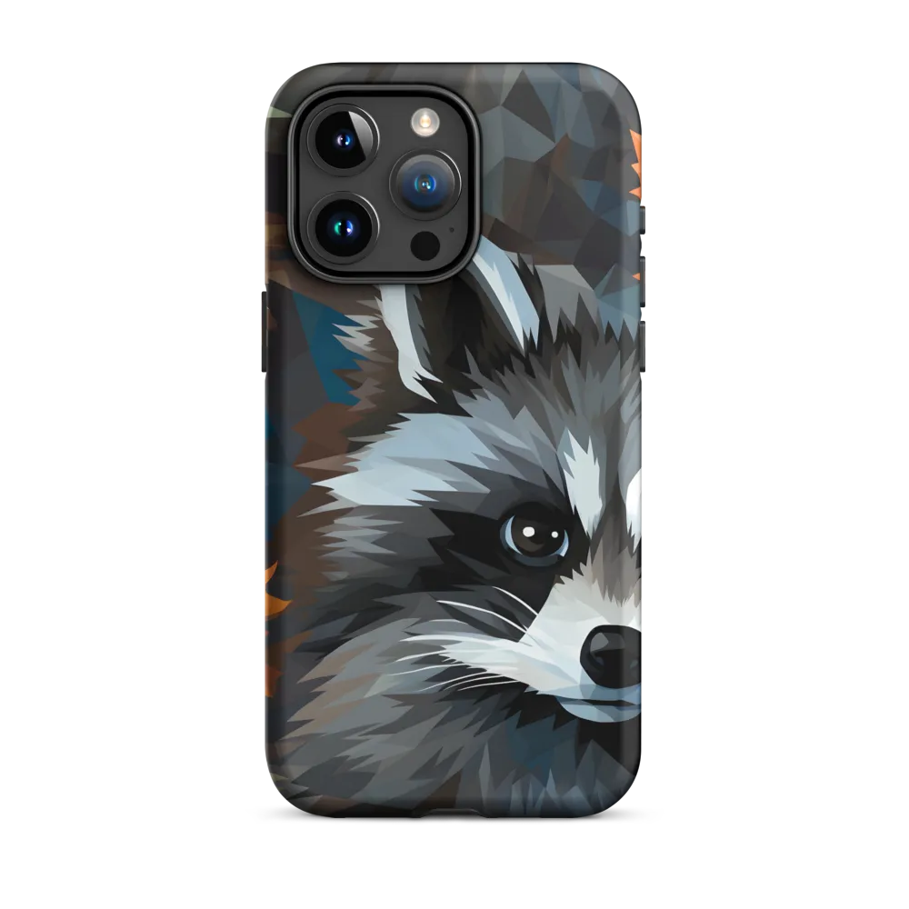 Whispers of Autumn: The Raccoon's Gaze