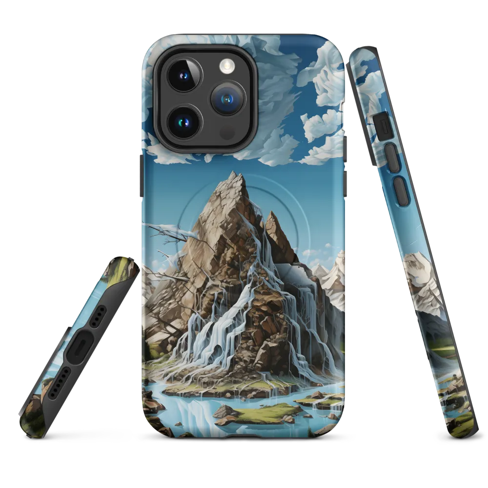 Majestic Cascade: A Mountain Masterpiece