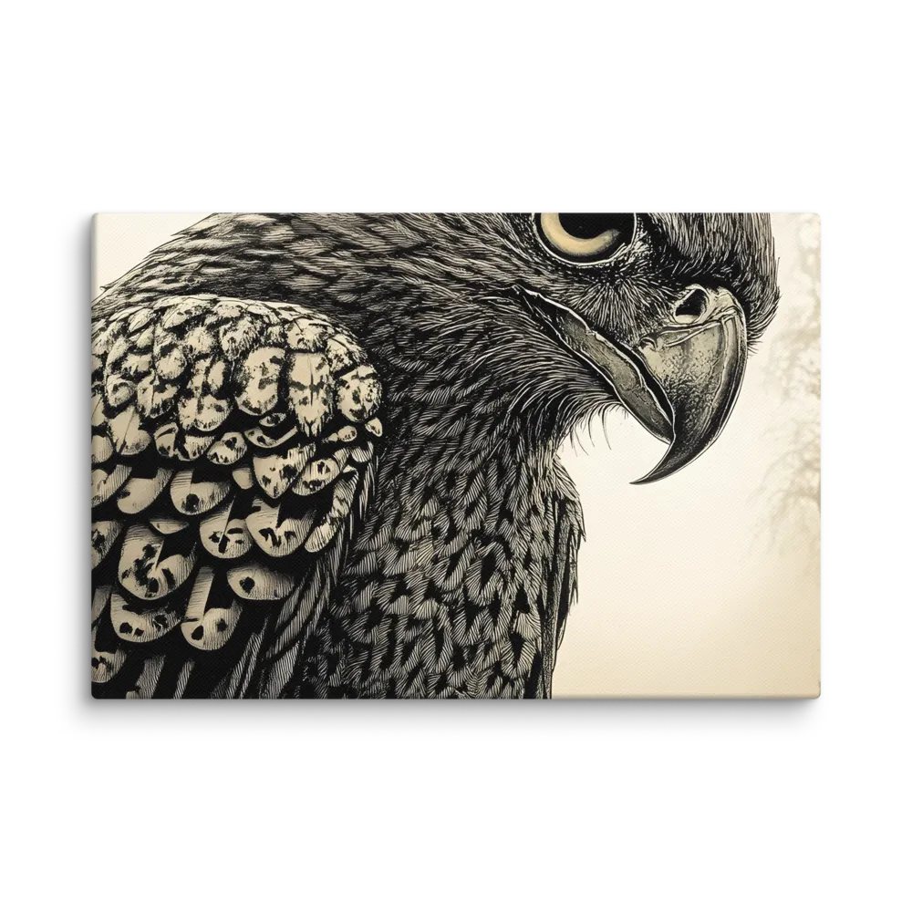 Majestic Owl in Detail | Canvas | 12″×18″