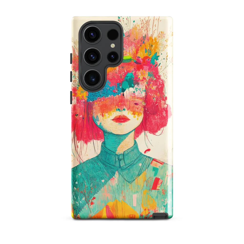 Whimsical Floral Portrait