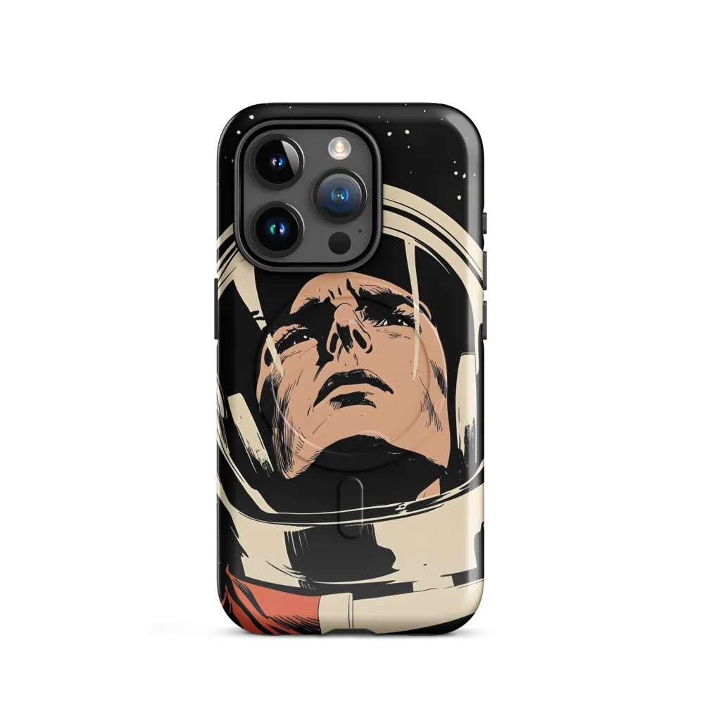 Gaze of the Astronaut | Phone Case |  15 Pro | MagSafe® Tough Case | Glossy
