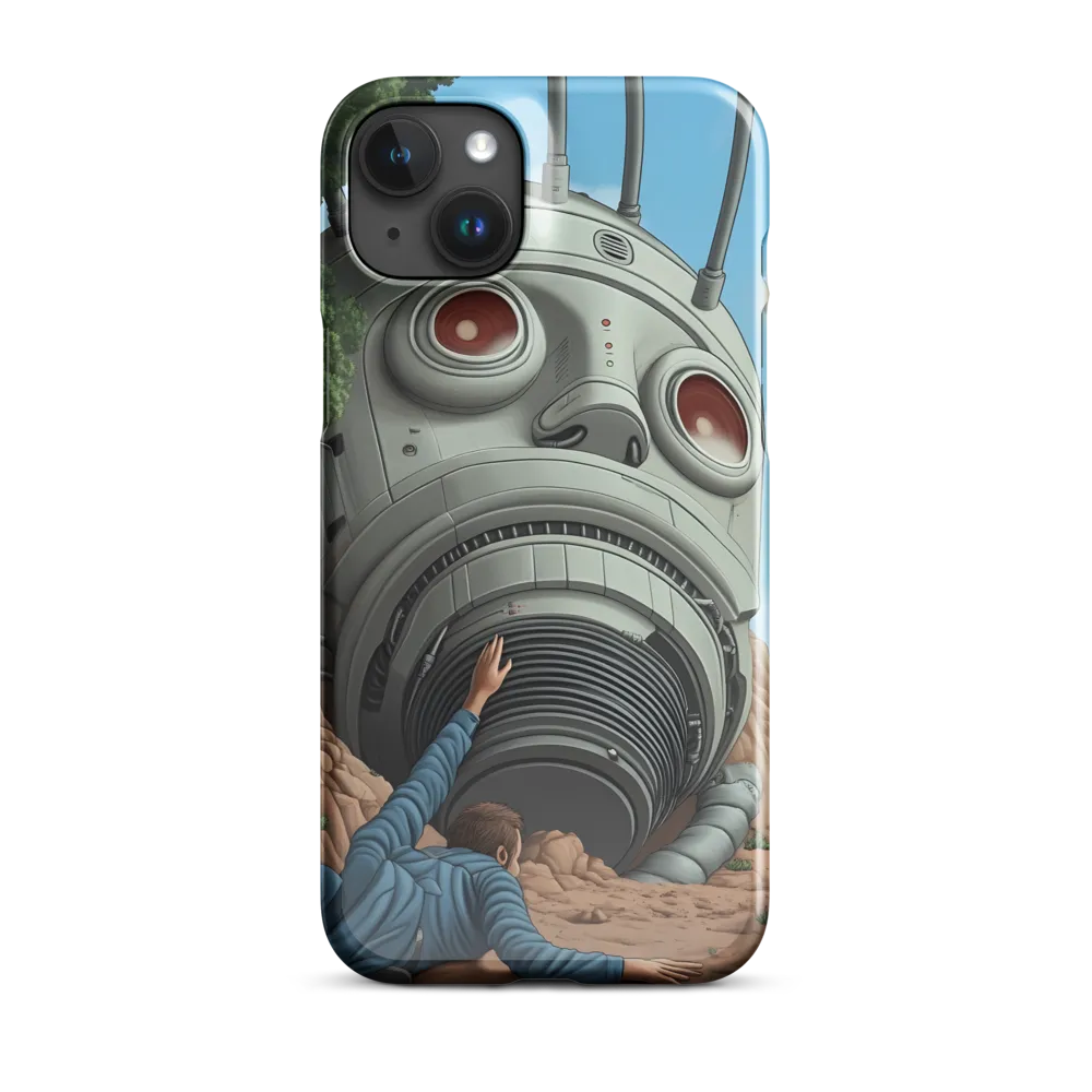 The Descent into Technological Abyss | Phone Case |  15 Plus | Snap Case | Glossy