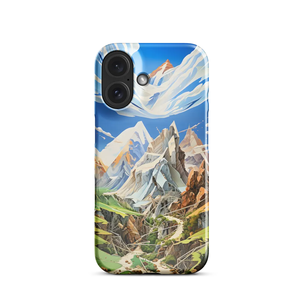 Geometric Symphony of Nature | Phone Case