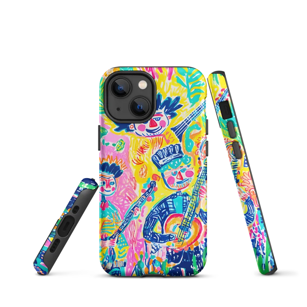 Joyful Duet: A Celebration of Music | Phone Case |  13 mini | Tough Case | Matte