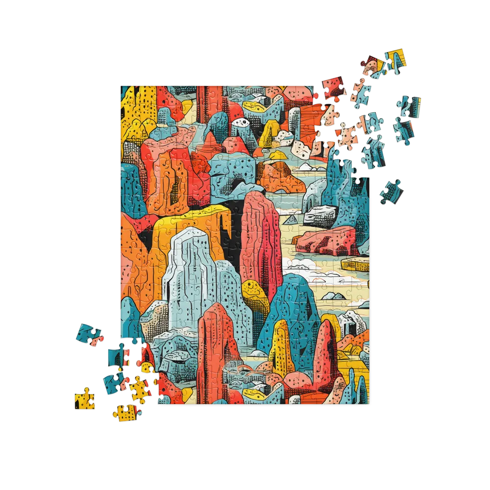 Whimsical Mountain Wonderland | Jigsaw Puzzle | 252/520 pieces