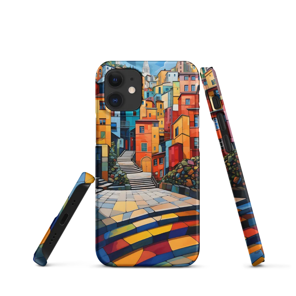 Vibrant Village: A Cubist Journey