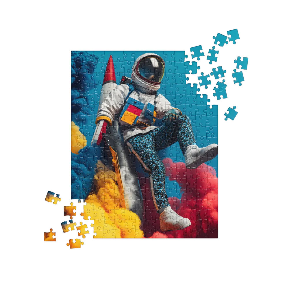 Lift Off: A Colorful Cosmic Journey | Jigsaw Puzzle | 252 pieces