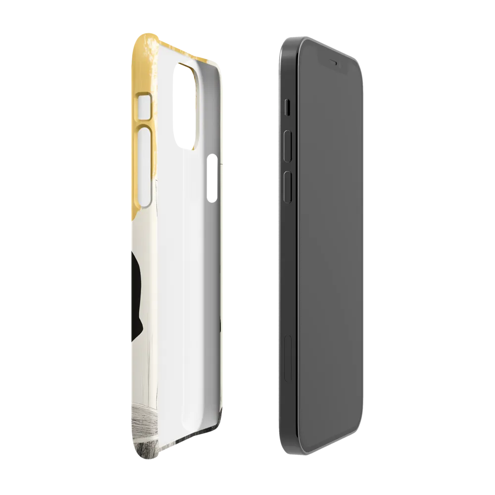 Golden Serenity: A Minimalist Portrait
