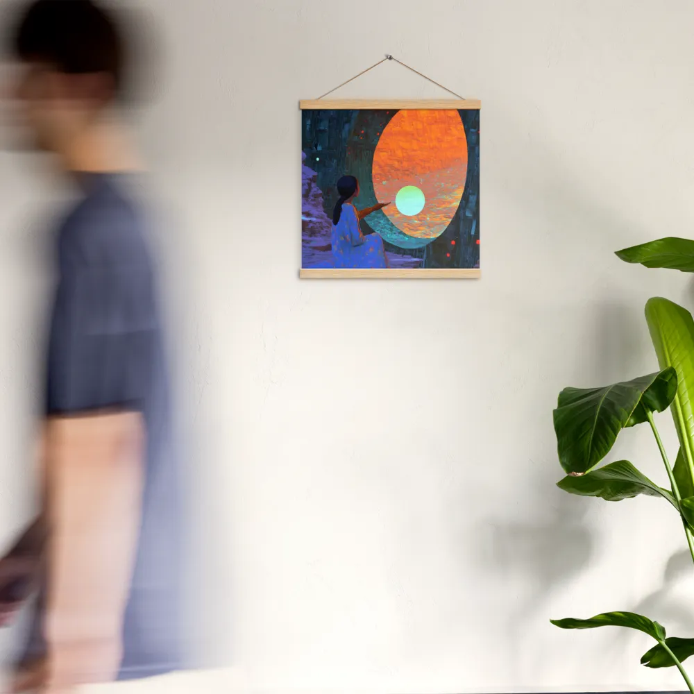 The Portal of Dreams | Poster With Oak Wood Hanger | 16″×16″