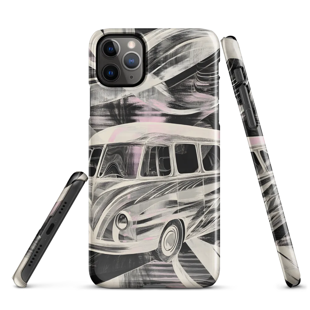 Motion in Monochrome: A Vintage Journey | Phone Case |  11 Pro Max | Snap Case | Glossy