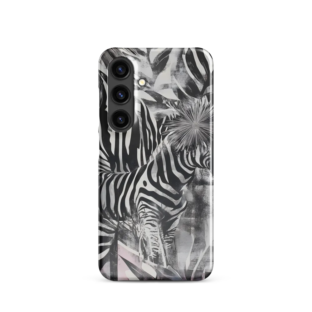 Zebra in the Jungle of Illusions | Phone Case |  S24 | Snap Case | Glossy
