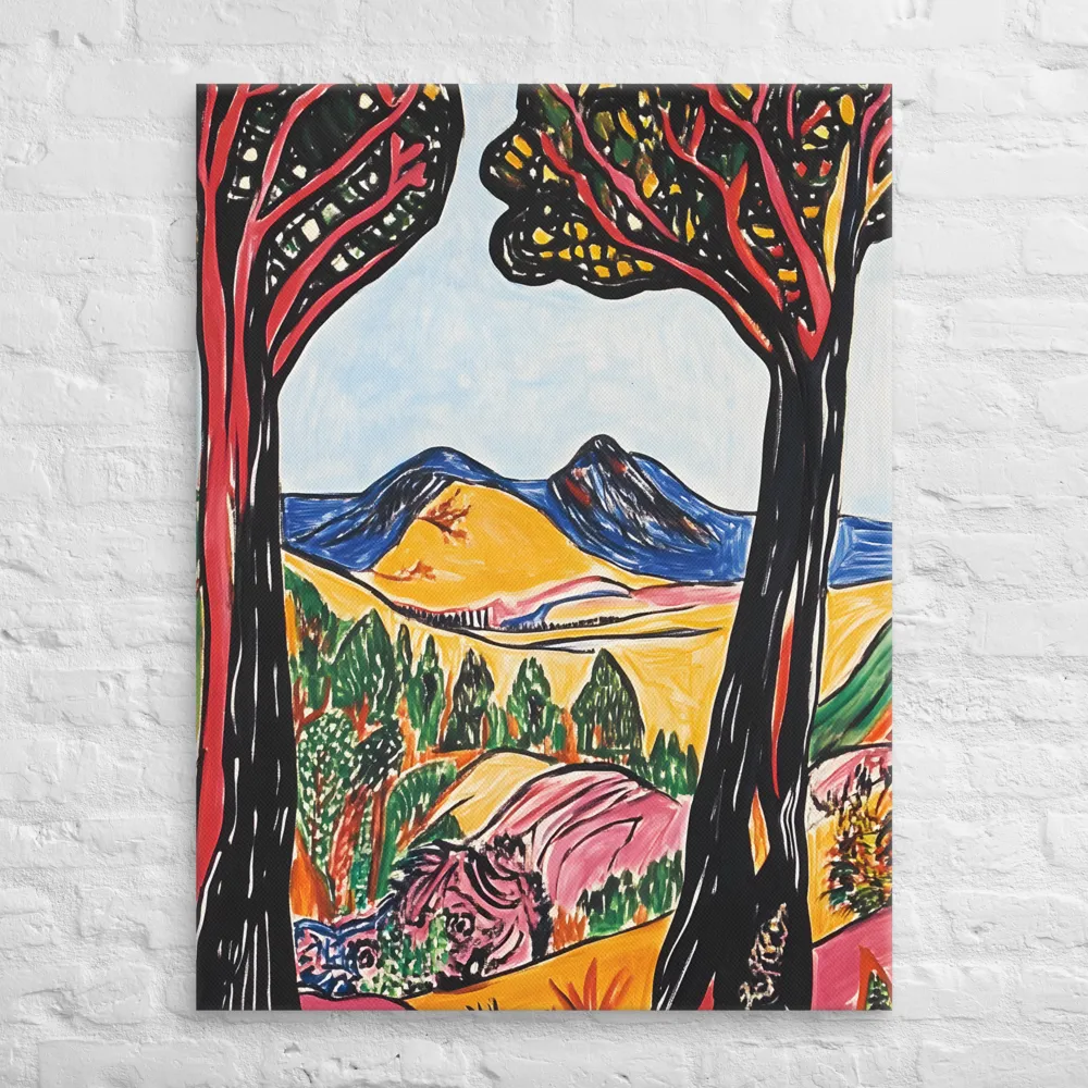 Vibrant Nature's Embrace | Canvas | 30″×40″