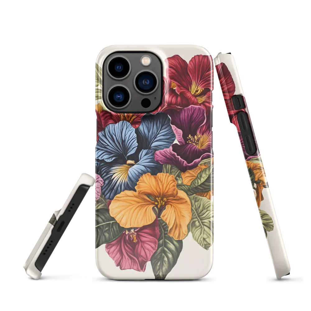 Floral Symphony in Color | Phone Case |  13 Pro | Snap Case | Glossy