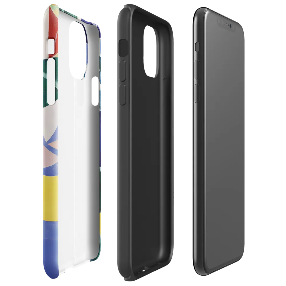 Harmony of Shapes: An Abstract Exploration | Phone Case |  11 Pro Max | Tough Case | Glossy