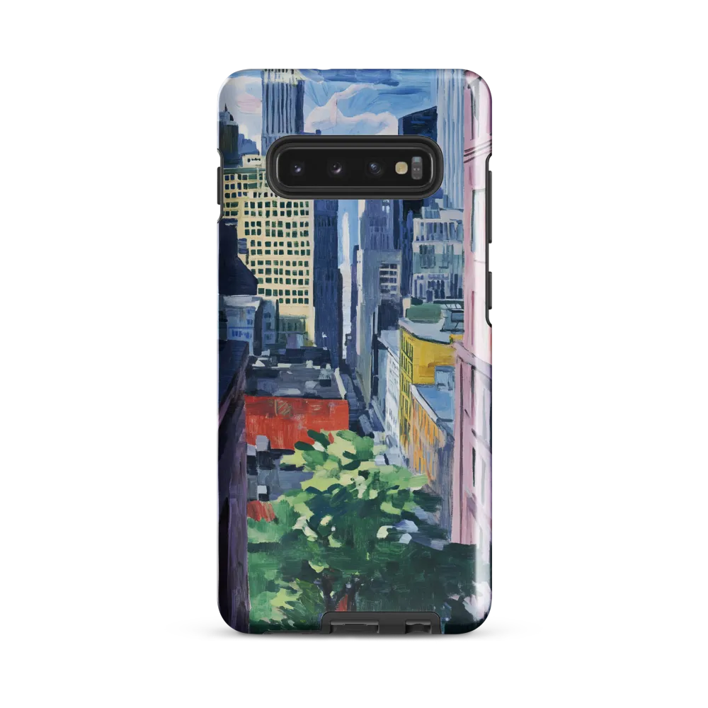 Urban Symphony: A Cityscape in Color | Phone Case |  S10 Plus | Tough Case | Glossy