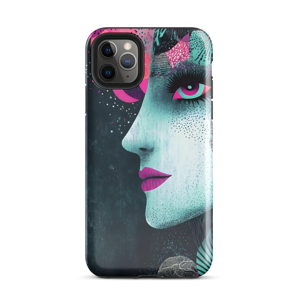 Mystical Beauty in Blue and Pink | Phone Case |  11 Pro Max | Tough Case | Glossy