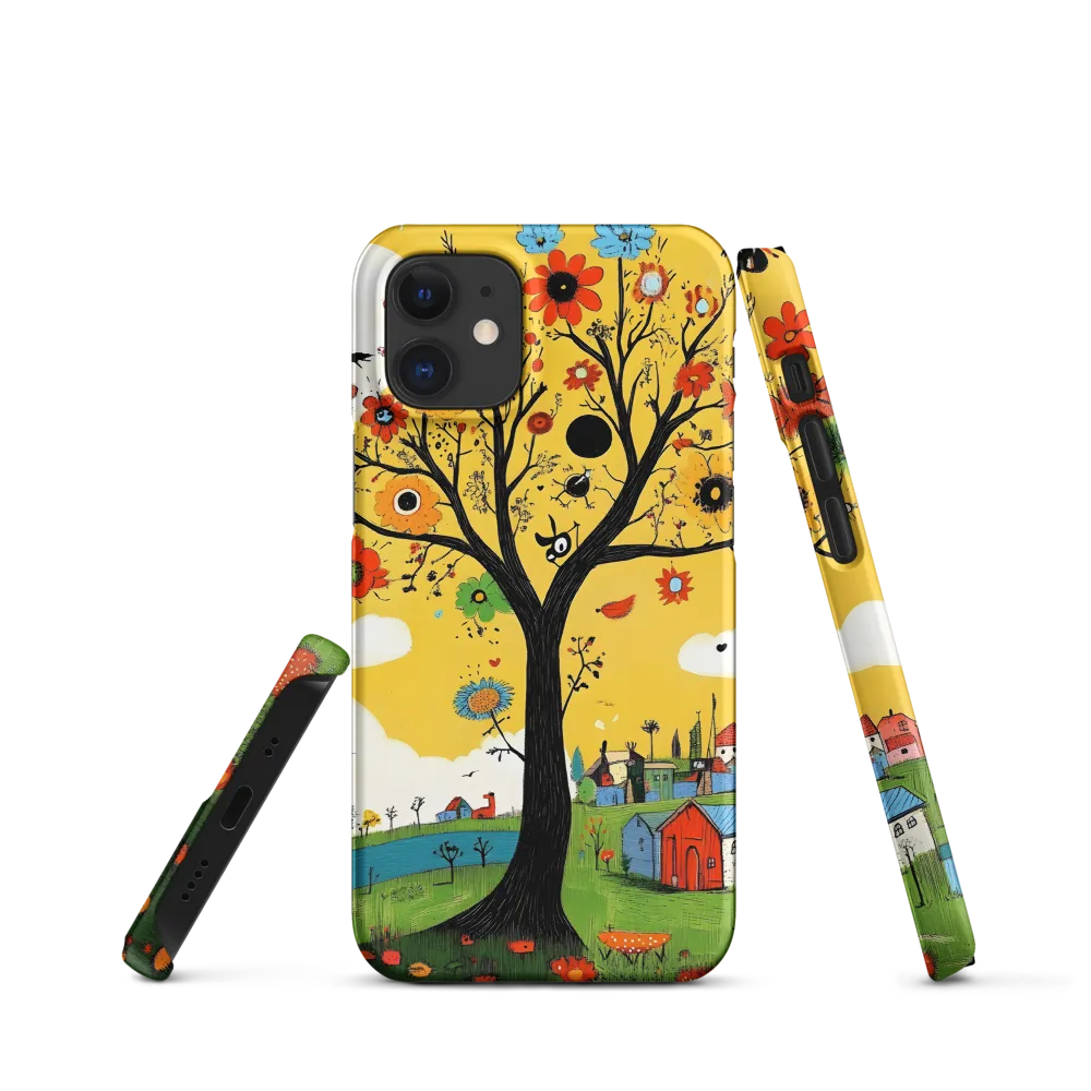 Whimsical Blooms of Life | Phone Case |  12 Mini | Snap Case | Matte