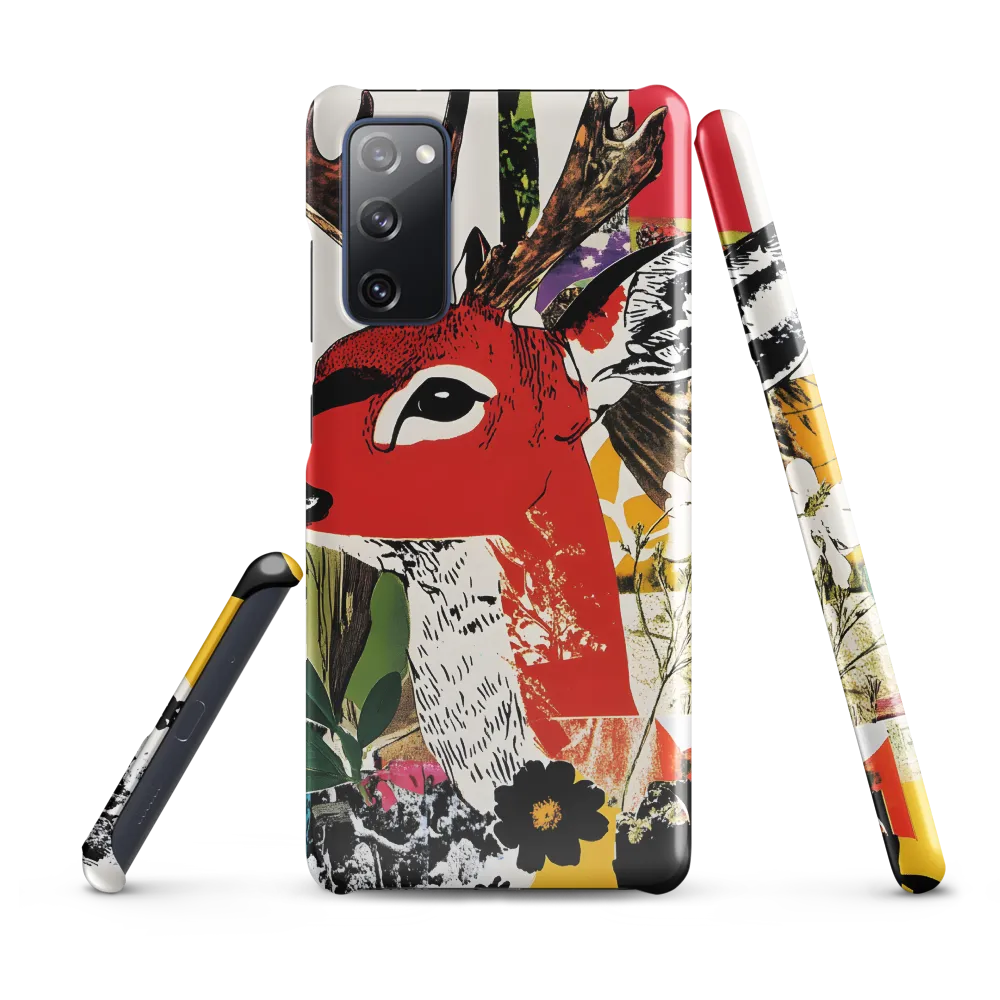 Vibrant Harmony: The Deer in Nature | Phone Case |  S20 FE | Snap Case | Glossy