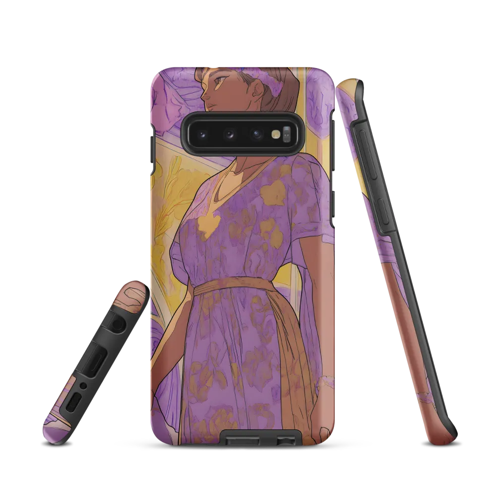 Elegance in Floral Harmony | Phone Case |  S10 | Tough Case | Matte
