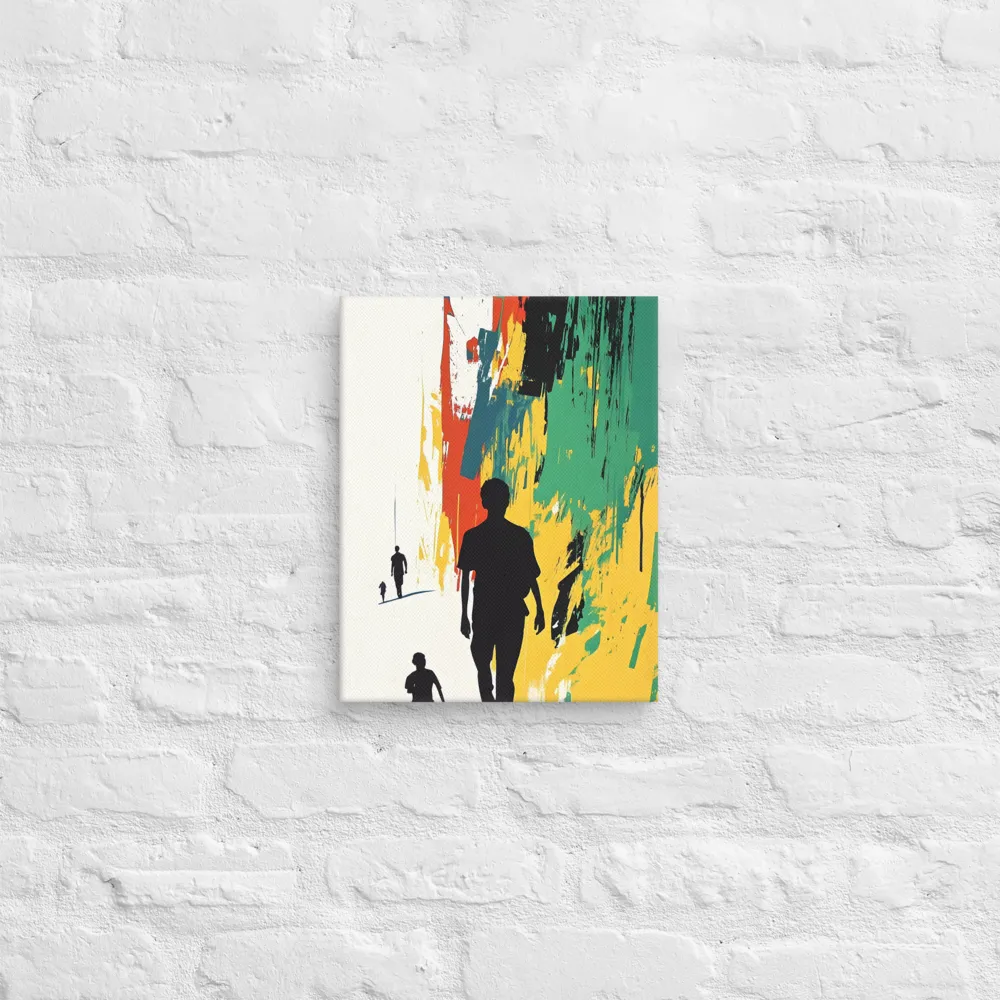 Journey of Silhouettes | Canvas | 11″×14″