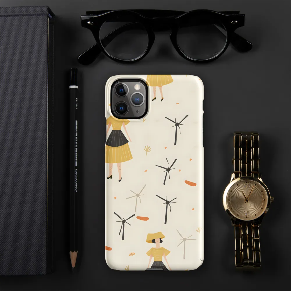 Whimsical Patterns of Nature and Femininity | Phone Case |  11 Pro Max | Snap Case | Glossy