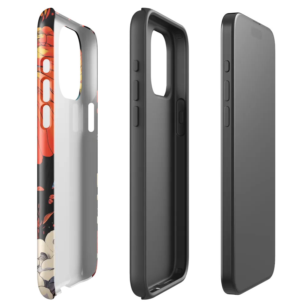 Majesty of the Floral Elephant | Phone Case |  15 Pro Max | Tough Case | Glossy