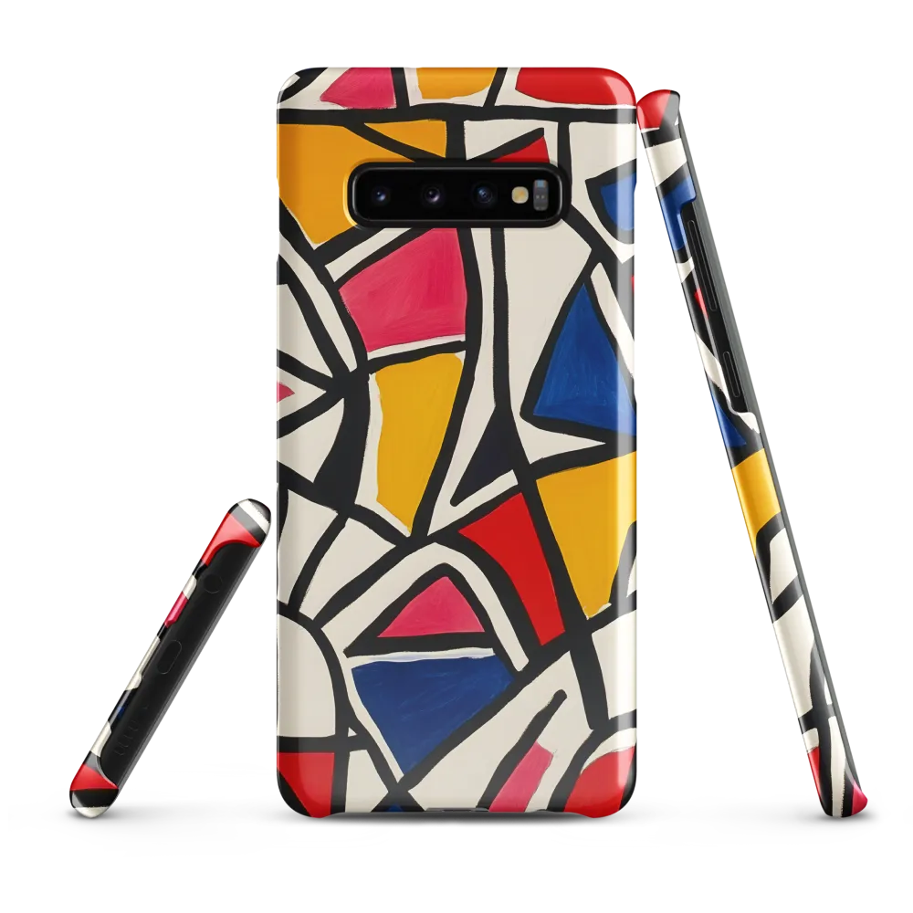 Vibrant Geometric Harmony | Phone Case |  S10 Plus | Snap Case | Glossy