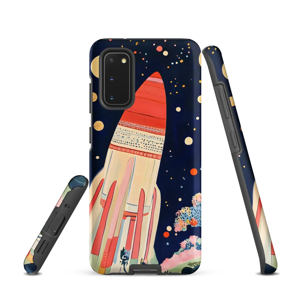 Cosmic Dreams: The Rocket's Journey