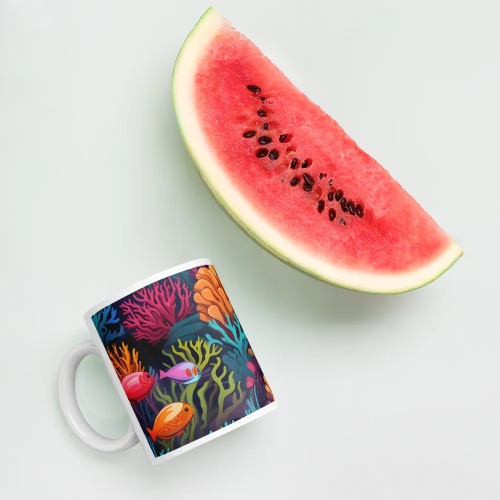 Underwater Harmony: A Coral Reef Wonderland | Mugs | Multiple Sizes & Colors