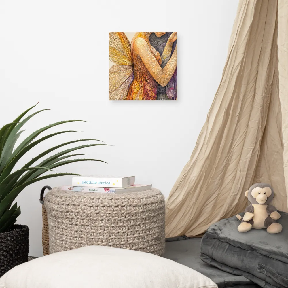 Whispers of the Frosted Meadow | Canvas | 12″×12″