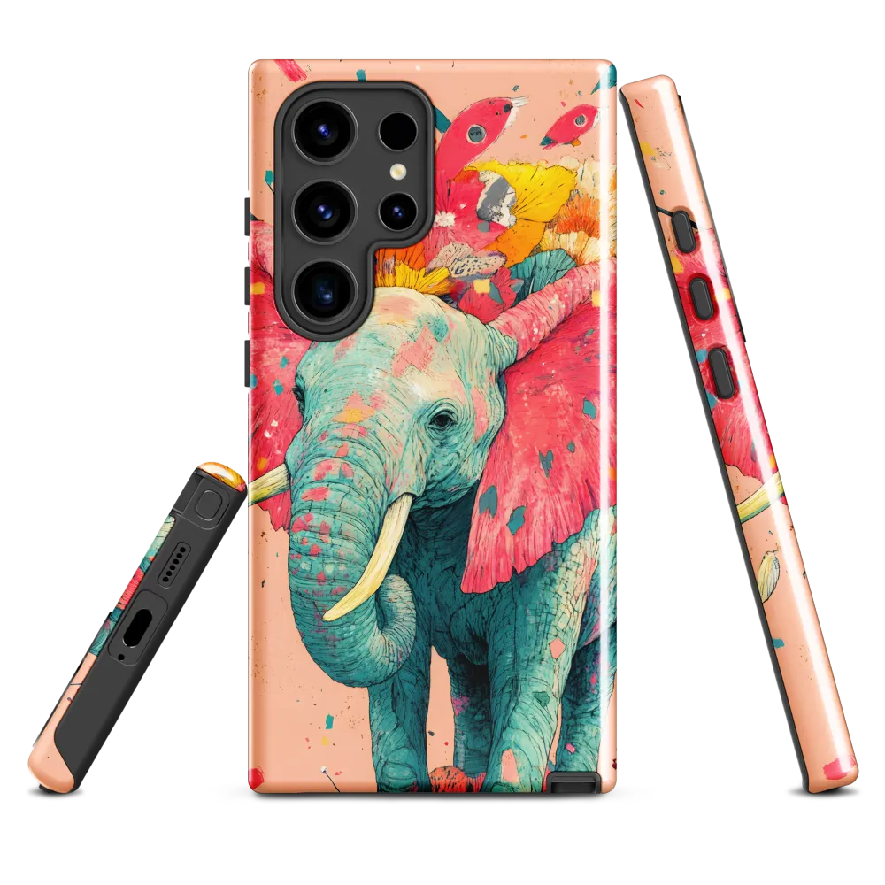 Whimsical Elegance: The Floral Elephant