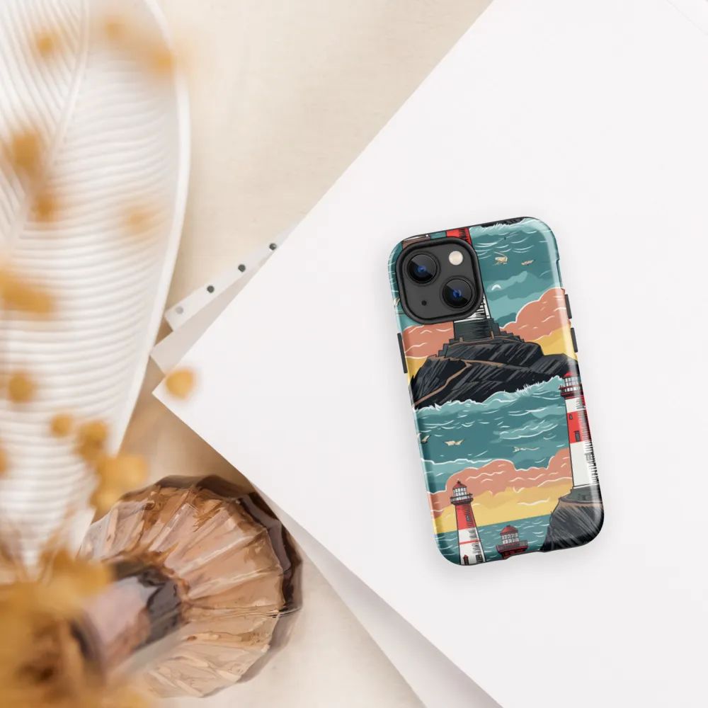 Lighthouses in a Whimsical Ocean