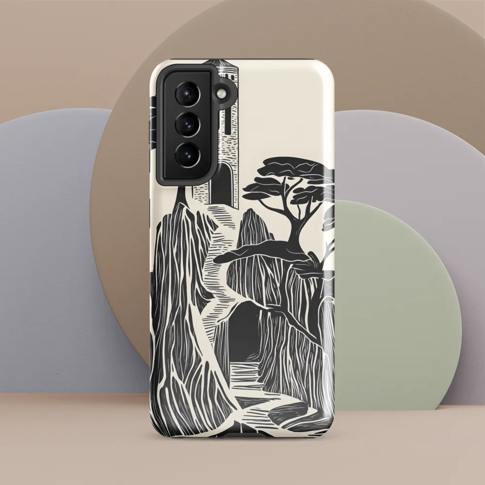 Echoes of a Mystical Tower | Phone Case |  S21 | Tough Case | Glossy