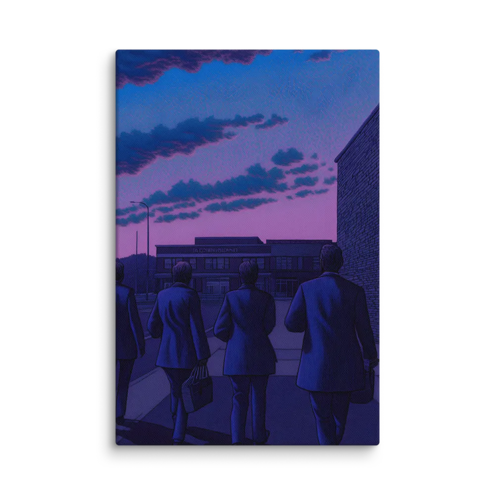 The Twilight Stroll | Canvas | 8″×12″