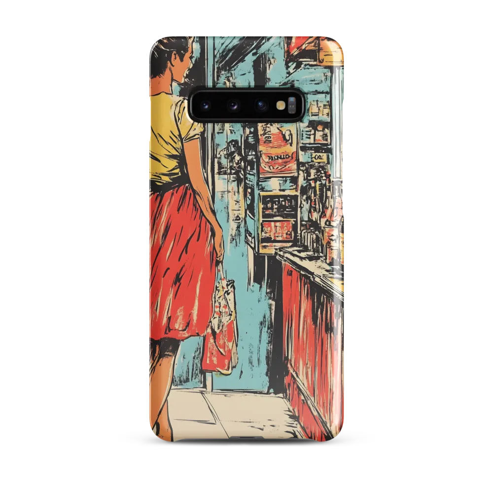 A Vintage Encounter in the Aisles | Phone Case |  S10 Plus | Snap Case | Glossy