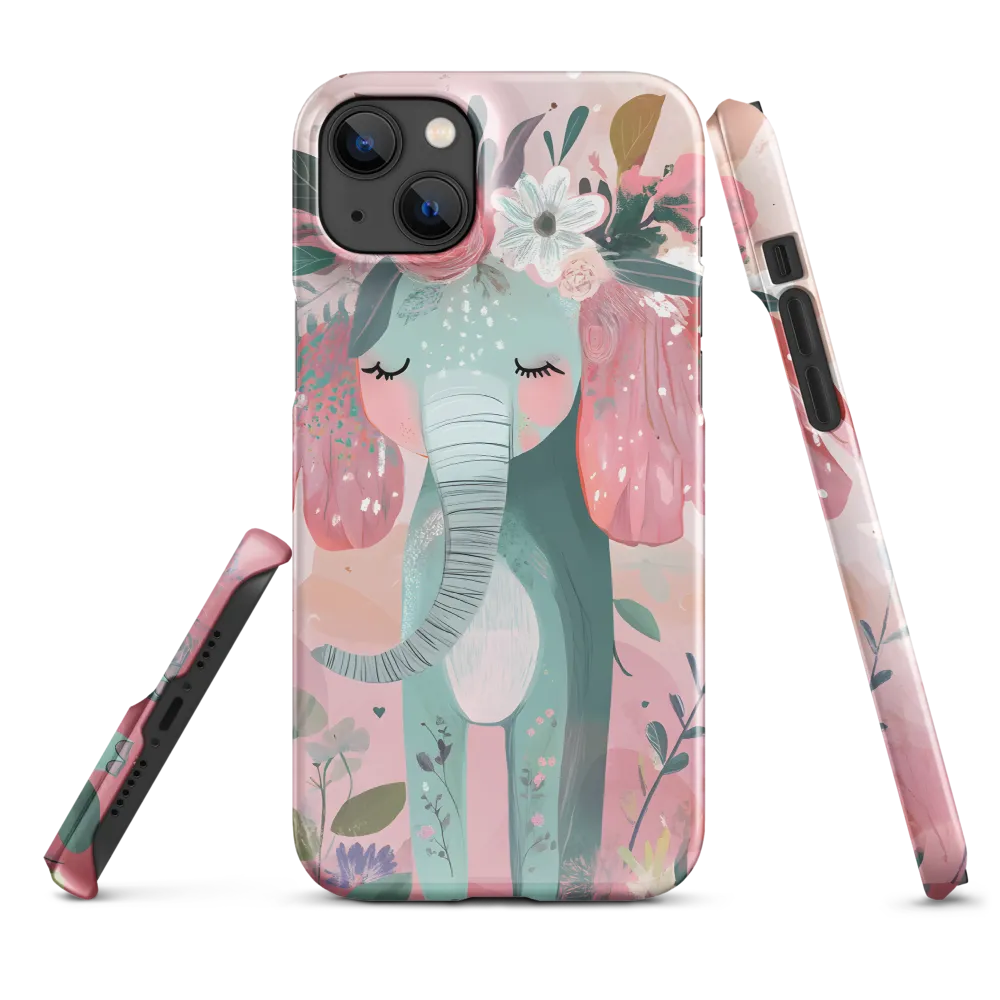 Whimsical Elephant in Bloom
