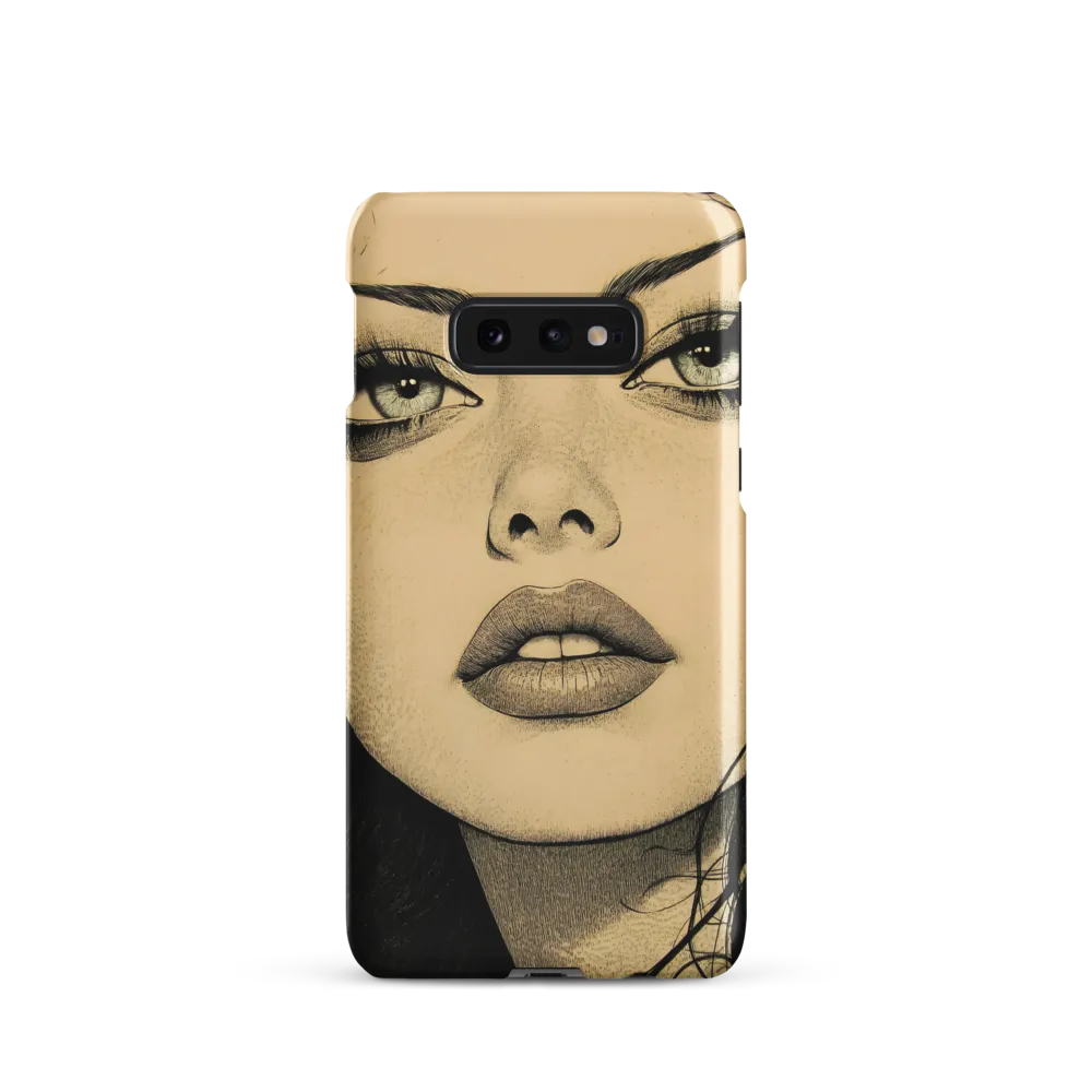 Enigmatic Gaze | Phone Case |  S10e | Snap Case | Matte