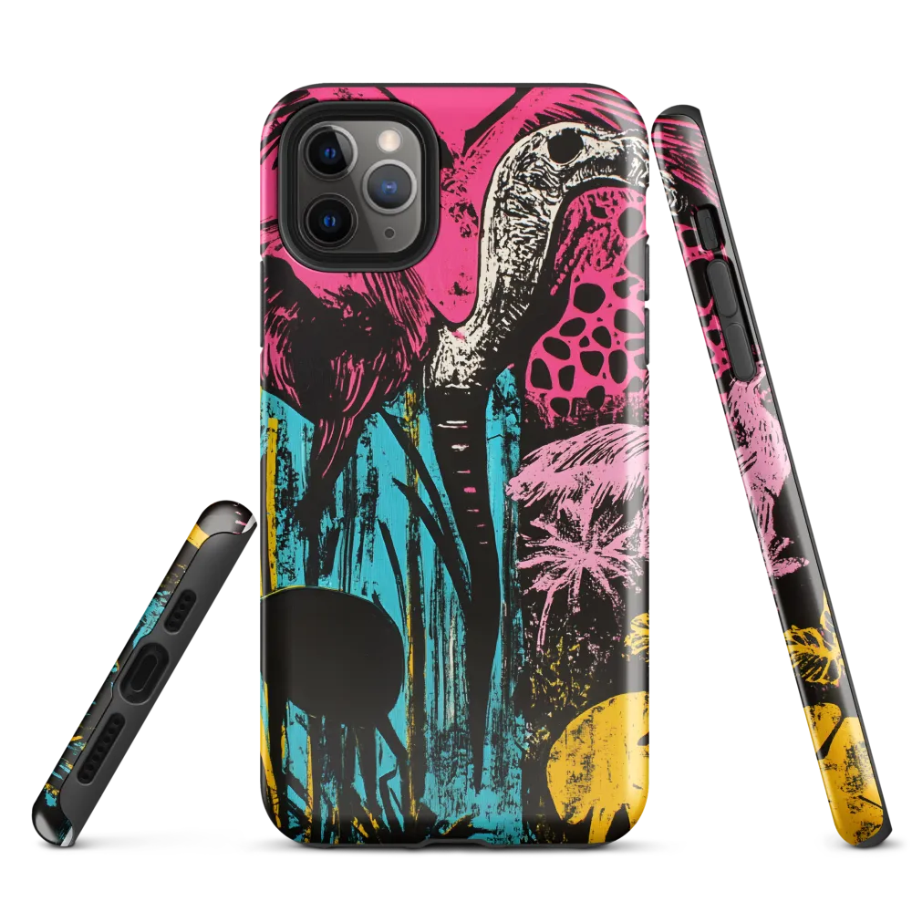 Vibrant Encounters: A Celebration of Wildlife | Phone Case |  11 Pro Max | Tough Case | Glossy