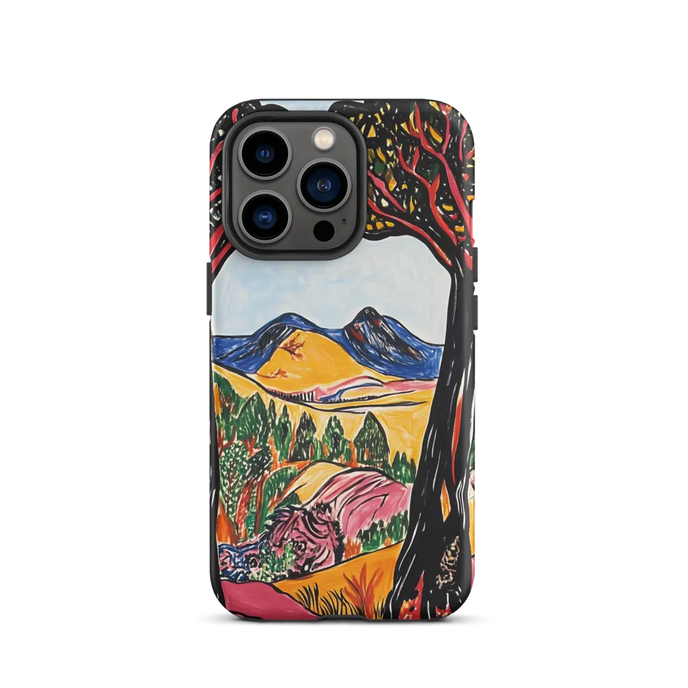 Vibrant Nature's Embrace | Phone Case |  13 Pro | Tough Case | Matte
