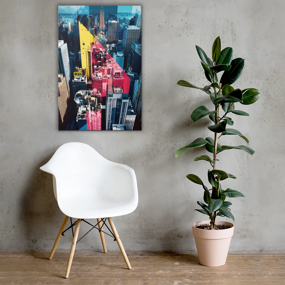 Dynamic Urban Symphony | Canvas | 24″×36″