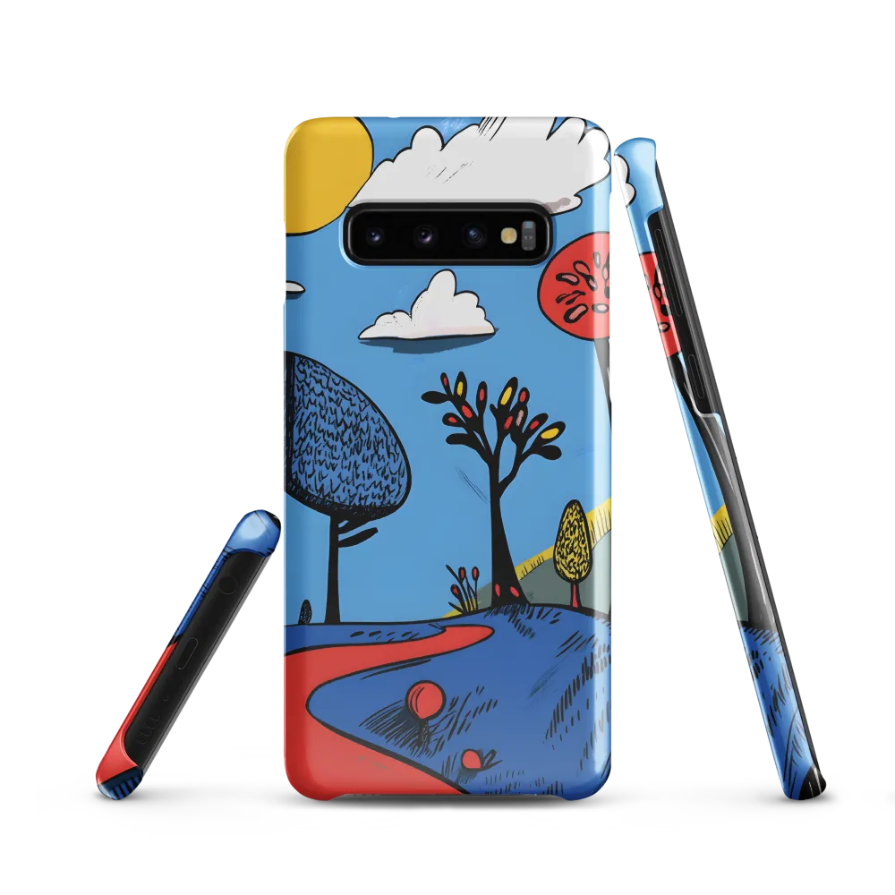 A Playful Journey Through Whimsical Woods | Phone Case |  S10 | Snap Case | Glossy