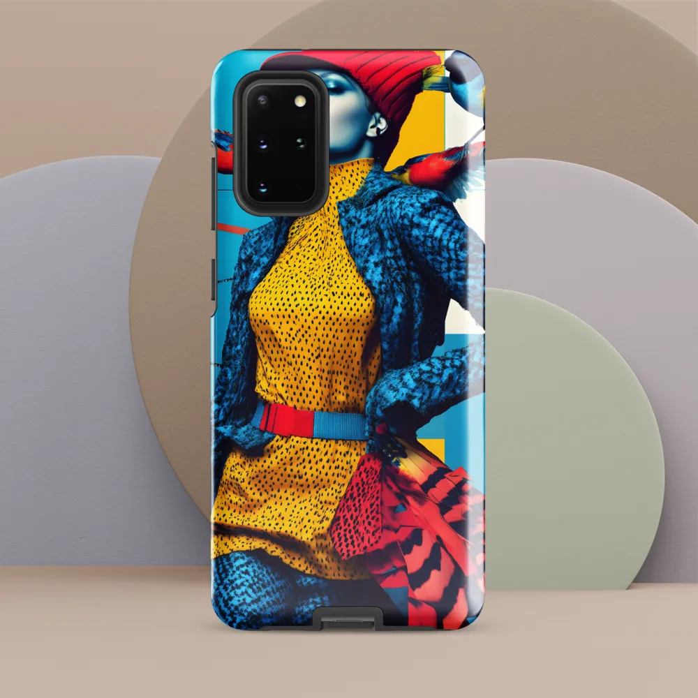Vibrant Fusion of Nature and Fashion