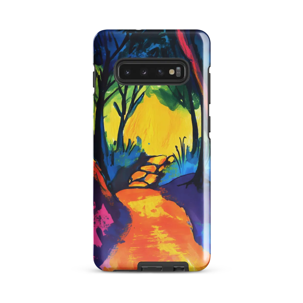 Path Through a Vibrant Forest | Phone Case |  S10 Plus | Tough Case | Glossy