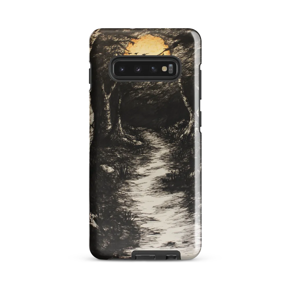 Moonlit Path Through the Enigmatic Forest | Phone Case |  S10 Plus | Tough Case | Glossy